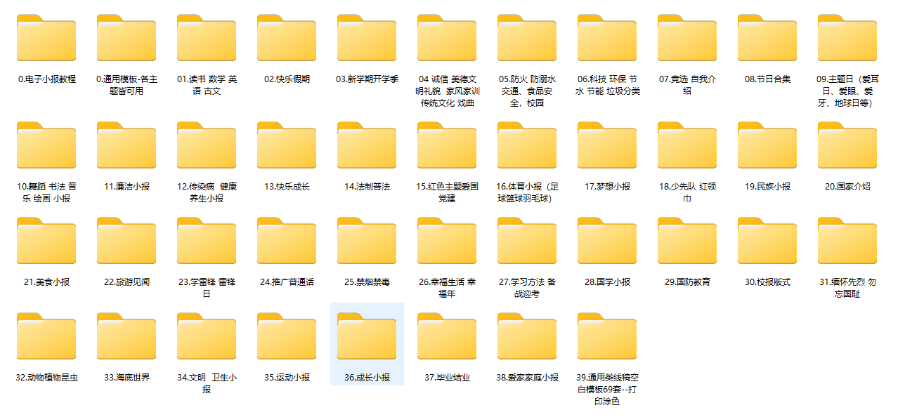 图片[1]-各种手抄报 板报 模板汇总 小红书爆款虚拟资料 简单好看【8.53GB】-船长资源